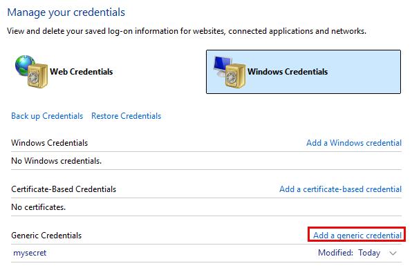 Credential-Manager