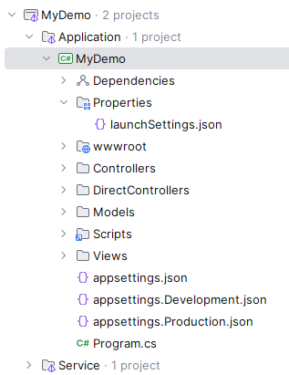 Projektstruktur elego Frontend