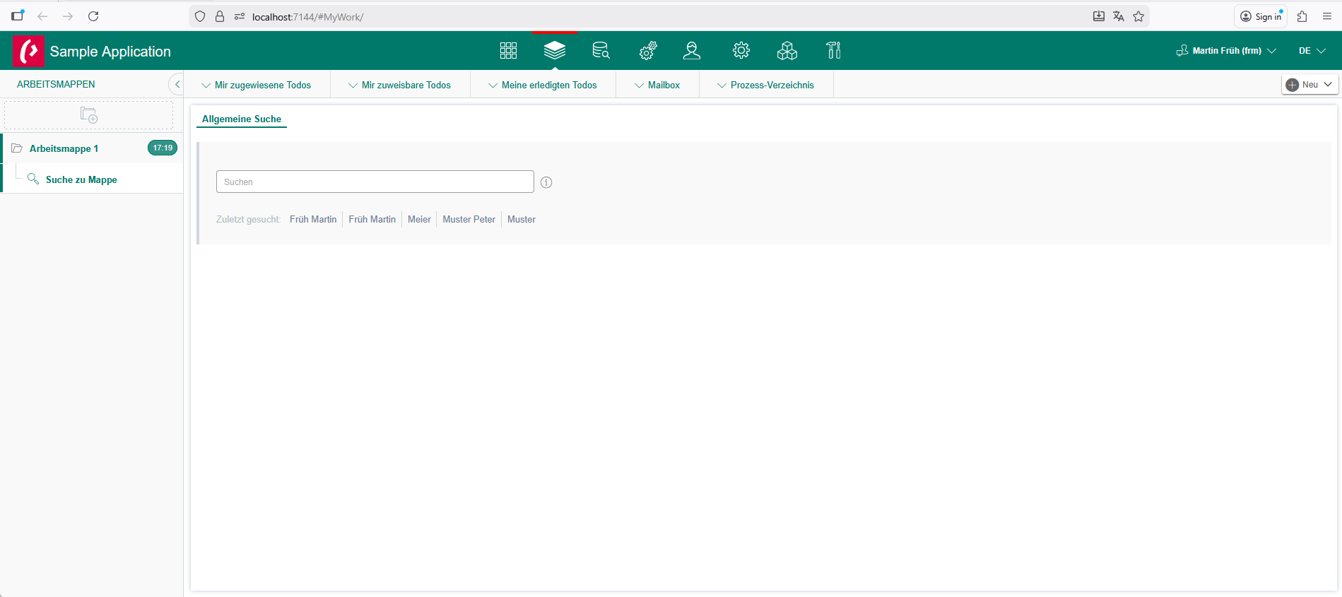 Projektstruktur elego BackendService